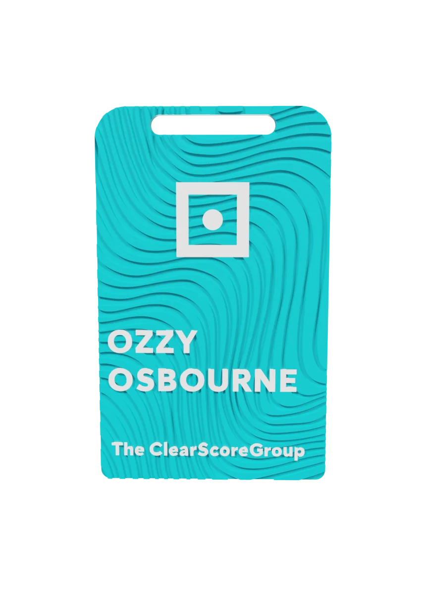 ClearScore custom badge holder